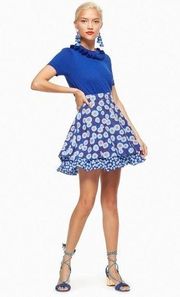 Kate Spade | NWT Tangier Floral Double Layer Silk Mini Skirt