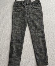 Wishlist Camouflage Moto Skinny Jeans