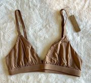 NWT  Fits Everybody Triangle Bralette - Size Small