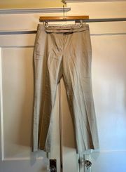 | Khaki Pleated Pants w/ Fashion Belts Included Size 12