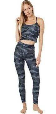 NWT  Caught In the Midi High Waist Legging - Black Camo - XS