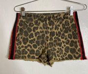 Pam & Gela Leopard Lace Up Shorts 24