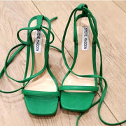 New! Steve Madden Green Lafayette heel sandal