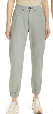 Rag & Bone High Rise Green Joggers 