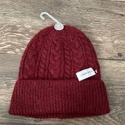 NWT Old Navy Red Knit Beanie Hat