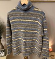 Womens vintage wool blend sweater by Yarnworks size large