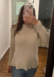 Old Navy White/ Cream Mock Neck Sweater