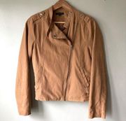 Brown Bomber Jacket Size Small