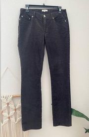 Helmut Lang pant Dark Brown fine Wale Corduroy Boot Cut Pants bottoms