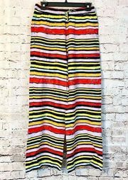 BP Womens Multicolor Chalk Pocket Striped Elastic Waist Wide Leg Lounge Pants XS