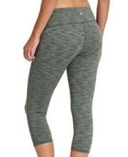 Athleta Green Chaturanga Cropped Legging Olive Green Compression Legging Small