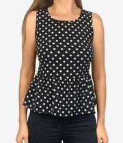 Como Vintage Polka Dot Top