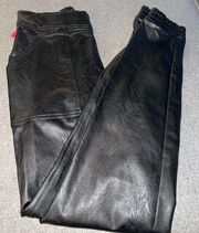 SPANX Leather Like Joggers NWT Size Small