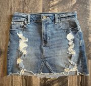 Mini Denim Skirt