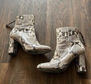 Snakeskin Boots