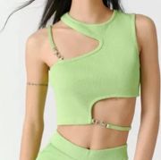 NWT  Green Slither Top