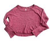 PacSun -Me to We rib knit cropped top long sleeves size Small New w/o tag