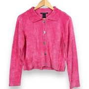 Boston Proper Button Down Pink Cardigan Women’s size XS