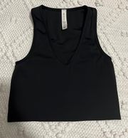 AURORA SEAMLESS CROP RIB TANK