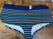 Torrid Curve Size 6 Striped with Lace Boyshorts