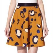 3.1 Phillip Lim for Target Women’s Cheetah Skater Midi A Line Skirt Size 6 EUC