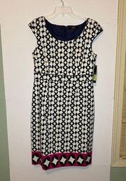 NWT Alex Marie Dress Geometric Design Sz. 12 NEW