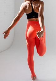 Savvi Crane Legging in Electric Papaya Size S