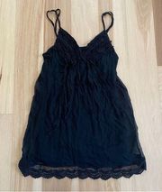 Monoreno Sz M Y2k top ruffle tank top navy shirt