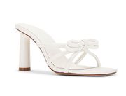 Bow Mule White White Size 40 EU/9 US