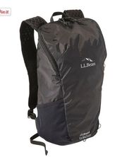 Black Adults' L.L.Bean Stowaway Ultralight Day Pack NWOT