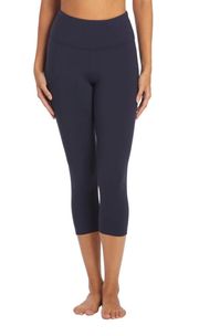 transform yoga Capri leggings nautical dark blue XS