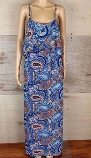 Eyeshadow Paisley Maxi Dress