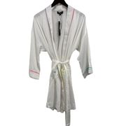 Generation Love Satin Rainbow Trim Lesley Robe Size Small New