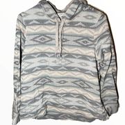 Woolrich's First Light Jacquard Hoodie 100% cotton