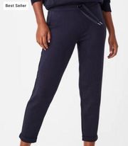 Spanx women’s air essentials navy blue jogger tapered pants loungewear
