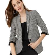 Ann Taylor The Hutton Blazer in Houndstooth 18