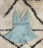 Saints+Secrets Tiered Spaghetti Strap Romper