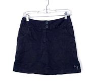 Puma Black Skort Athletic Tennis Skirt Shorts Stretch Size XS ~