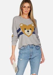 Lauren Moshi Stripe Heart Teddy Thermal Size Small