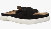 Gentle Souls by Kenneth Cole Black Tasseled Rory Round Toe Slip-on Mules Size 9