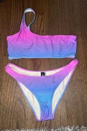 Triangl ombré bikini set