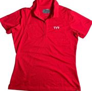 TYR Women's Alliance Tech Polo Shirt Red - TFCTP3A - Size Small - $50 - NWOT