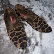 Leopard Print Flats