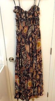 ALL SAINTS aztec print maxi dress, size 6