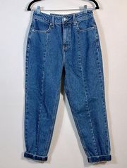 Forever 21 NWT Blue Jean Denim Ankle Women Cuff Pants Size 27