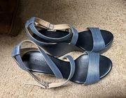 Blue Jimmy Choo Wedge Heel