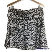 Torrid zebra print banded skirt