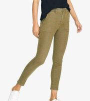 Sanctuary olive green skinny jeans size 25