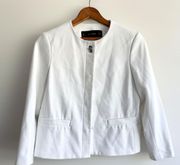 ZARA Basic White Blazer Size Small