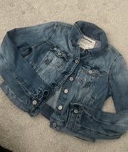 crop jean jacket